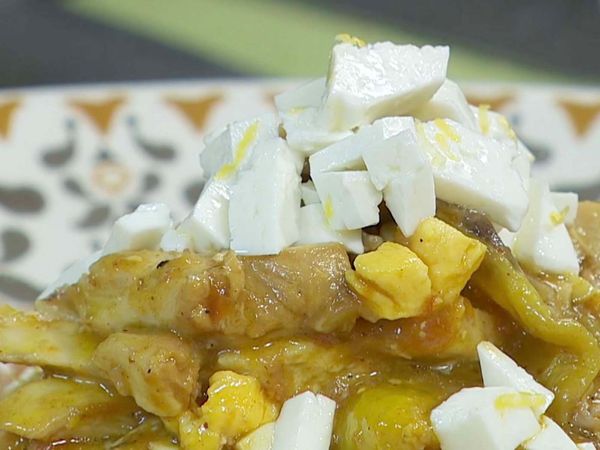 Torres en la Cocina - Milhojas de Calabacin y Pollo con Especias Africanas