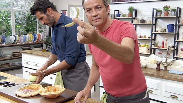 Torres en la Cocina - Tartar de Fuet y Pizza Suflada