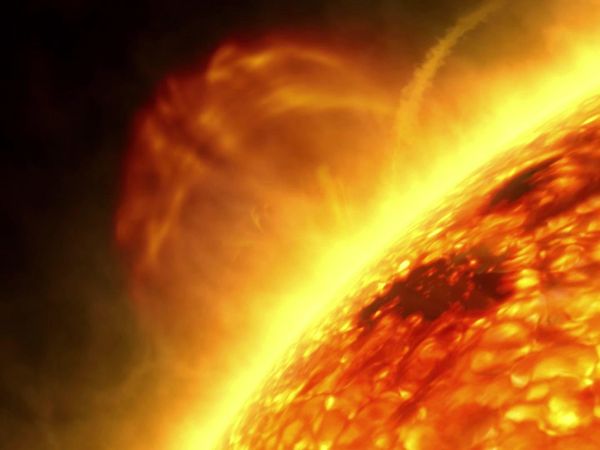 Viajes cósmicos - ataque del sol