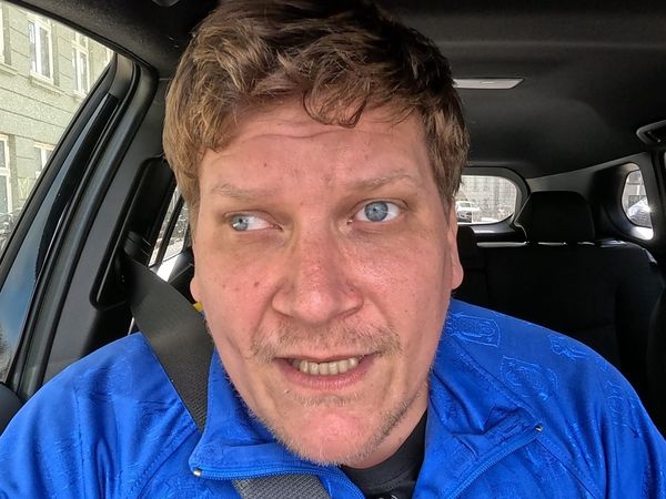 Blå/gul carpool - Heino Hansen