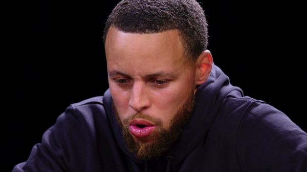 Hot Ones - Stephen Curry Is on Fire While Eating Spicy Wings
