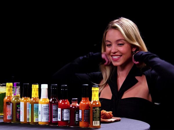 Hot Ones - Sydney Sweeney Endures a Nightmare While Eating Spicy Wings