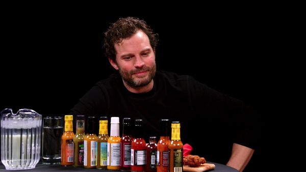 Hot Ones - Jamie Dornan Gets Punched in the Face by Spicy Wings