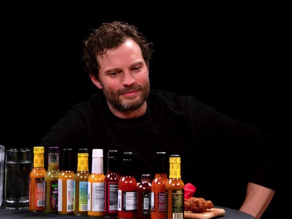 Hot Ones - Jamie Dornan Gets Punched in the Face by Spicy Wings