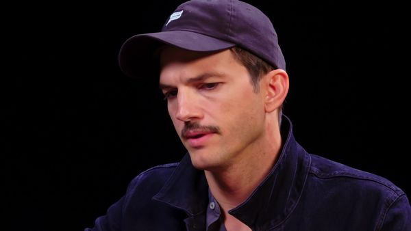 Hot Ones - Ashton Kutcher Gets an Endorphin Rush While Eating Spicy Wings