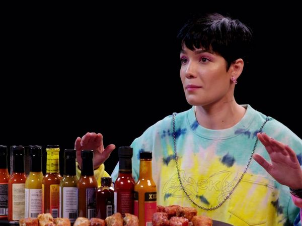 Hot Ones - Halsey Experiences the Jersey Devil While Eating Spicy Wings