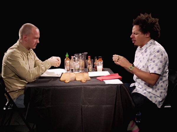 Hot Ones - Eric Andre Enters a Fugue State While Eating Spicy Wings