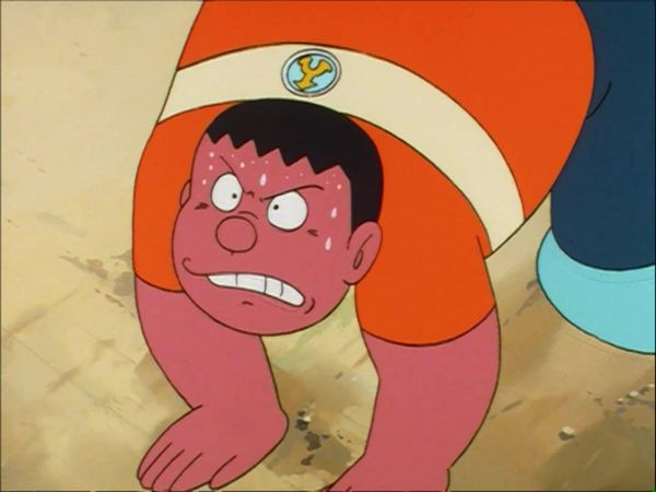 Doraemon - l' autocollant renversant / La poudre de sport