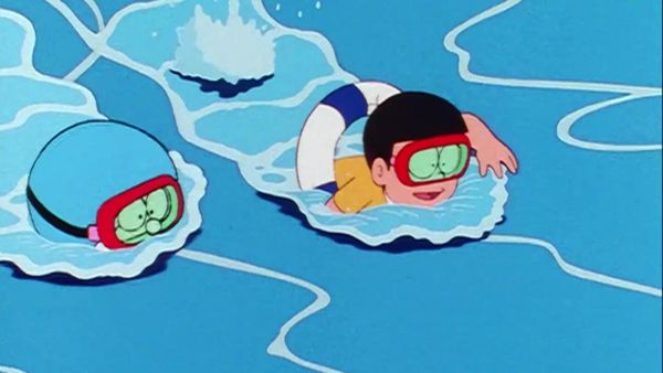 Doraemon - La machine à fabriquer l'eau de mer / Le foulard magique