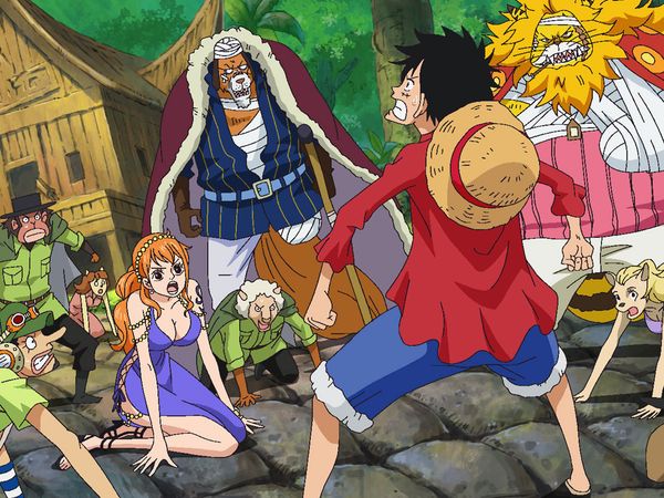 One Piece - A Battle to Defend Zou! Luffy and Zunesha!