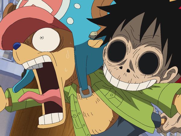 One Piece - A Hungry Front! Luffy and the Navy Rookies!