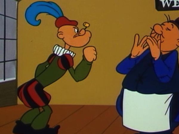 Classic Popeye - Ski-Jump Chump