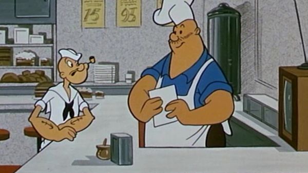 Classic Popeye - Popeye's Tea Party