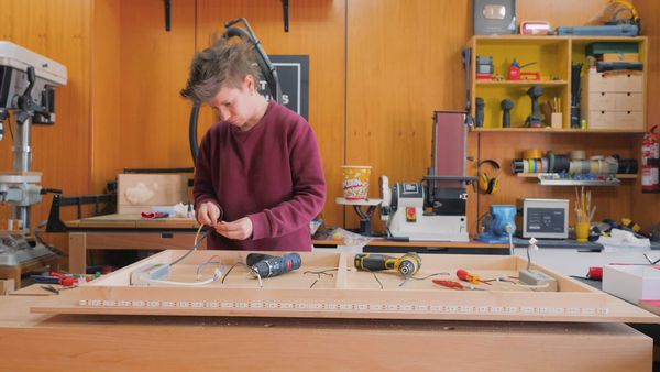 Cristiana Felgueiras: This Old House Makers Channel - Tiny Apartment: Custom Ceiling Lights