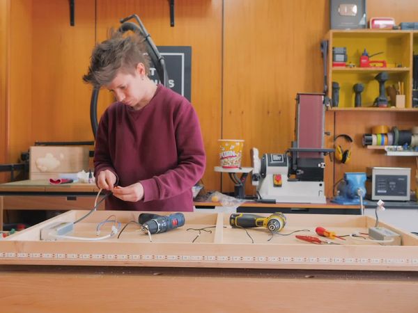 Cristiana Felgueiras: This Old House Makers Channel - Tiny Apartment: Custom Ceiling Lights