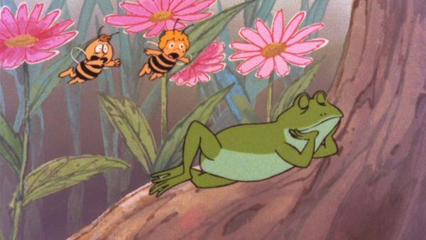 La Abeja Maya - Maya y la rana