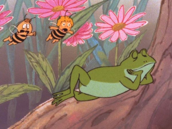 La Abeja Maya - Maya y la rana