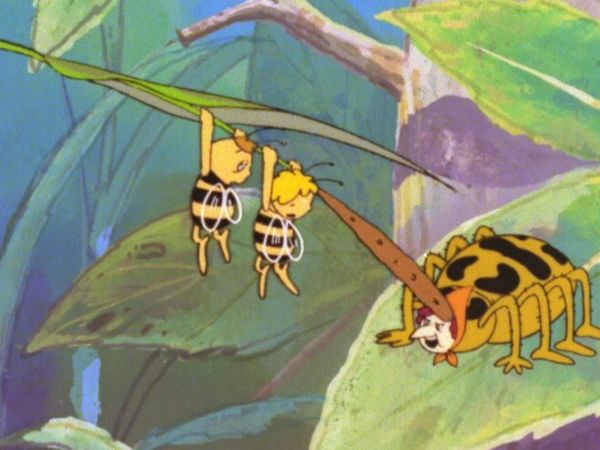 La Abeja Maya - Maya, Tecla y el escarabajo Kurt.