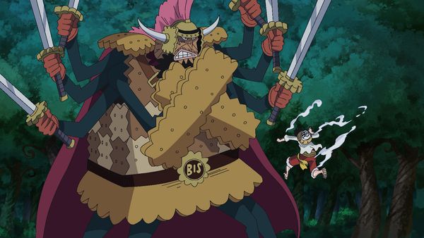 One Piece - An Enemy Worth 800 million! Luffy vs. Thousand Armed Cracker!
