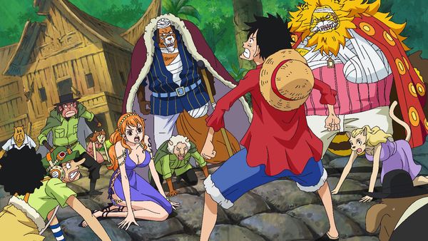 One Piece - A Battle to Defend Zou! Luffy and Zunesha!