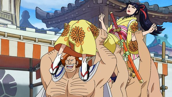 One Piece - The Yokozuna Appears! The Invincible Urashima Goes After Okiku!