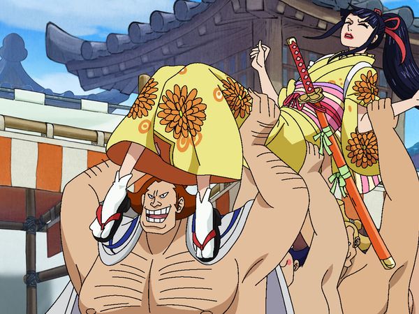 One Piece - The Yokozuna Appears! The Invincible Urashima Goes After Okiku!