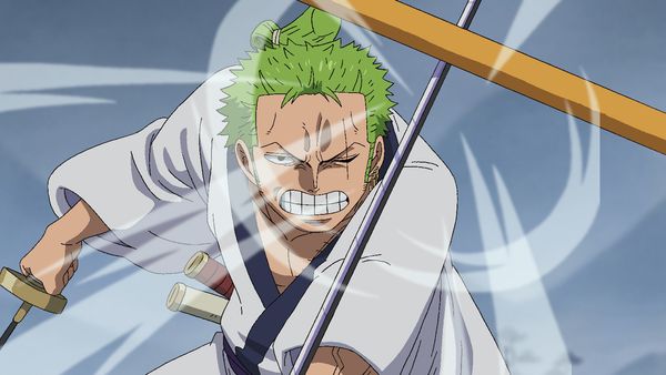 One Piece - A Big Turnover! The Three-Sword Style Overcomes Danger!
