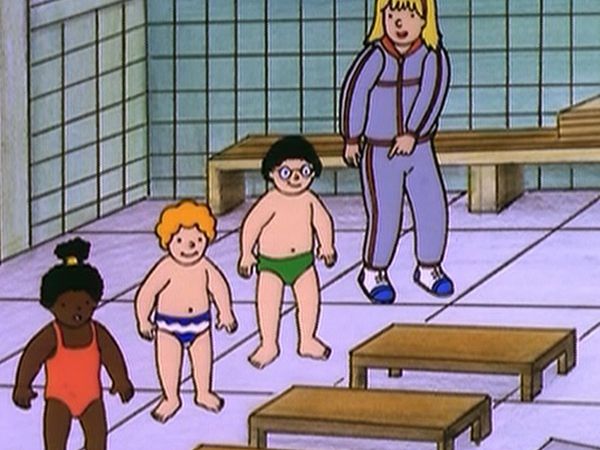 Teo - Teo en la piscina
