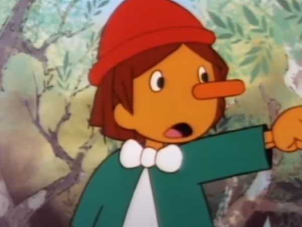 Pinocho - Viaje sobre una paloma