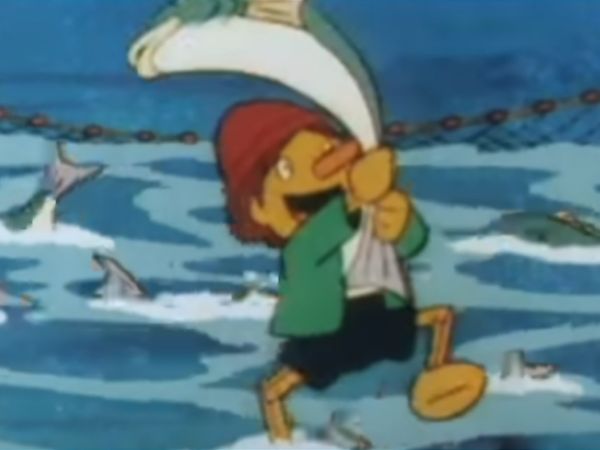Pinocho - En la aldea de las abejas trabajadoras
