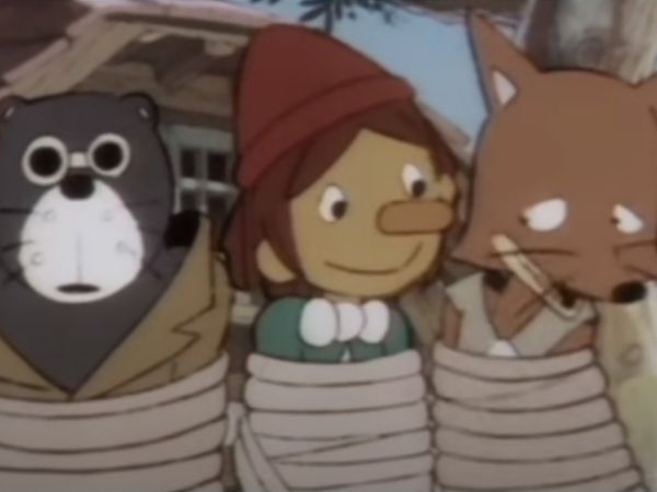 Pinocho - Con los leñadores y las ardillas