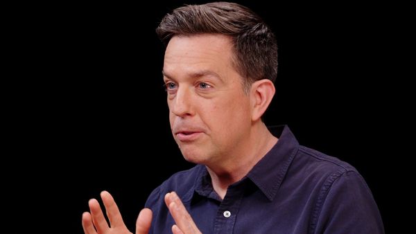 Hot Ones - Ed Helms Needs a Mouth Medic While Eating Spicy Wings