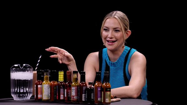 Hot Ones - Kate Hudson Stays Positive While Eating Spicy Wings