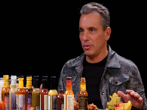 Hot Ones - Sebastian Maniscalco Is Thankful While Eating Spicy Wings