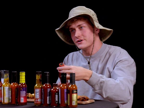 Hot Ones - Cole Bennett Needs Lemonade While Eating Spicy Wings