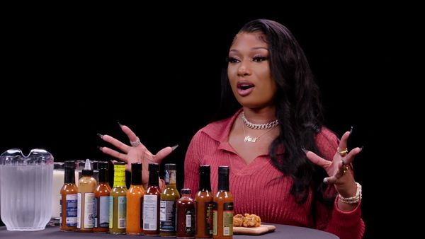 Hot Ones - Megan Thee Stallion Turns Into Hot Girl Meg While Eating Spicy Wings