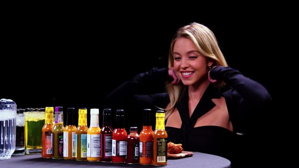 Hot Ones - Sydney Sweeney Endures a Nightmare While Eating Spicy Wings
