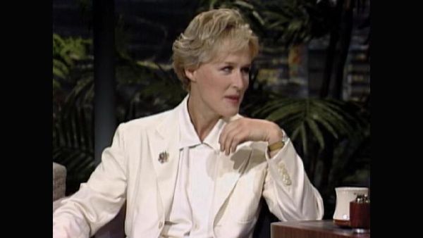 Johnny Carson - The Johnny Carson Show: Hollywood Icons Of The '90s - Glenn Close (11/13/91)