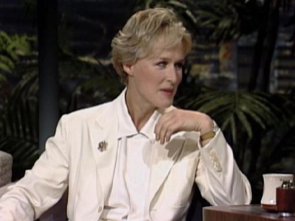 Johnny Carson - The Johnny Carson Show: Hollywood Icons Of The '90s - Glenn Close (11/13/91)