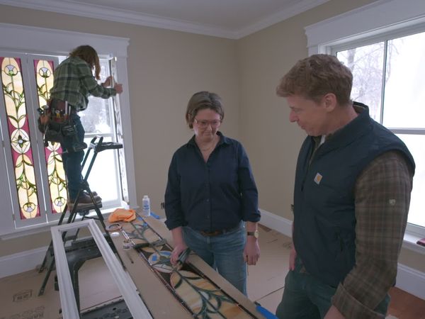 This Old House - Westford Historic Renovation: Mural on the Wall