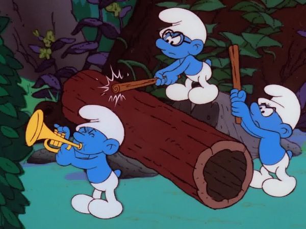 I Puffi - Il viandante / L'uomo della luna