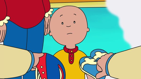 Caillou - What's Ringette? // Rainy Day at the Beach // Caillou Climbs