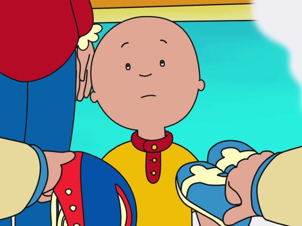 Caillou - What's Ringette? // Rainy Day at the Beach // Caillou Climbs