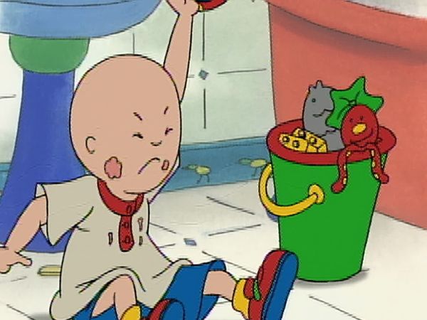 Caillou - Comic Caper! // Hide and Seek // Caillou's Clouds // Caillou Cleans Up