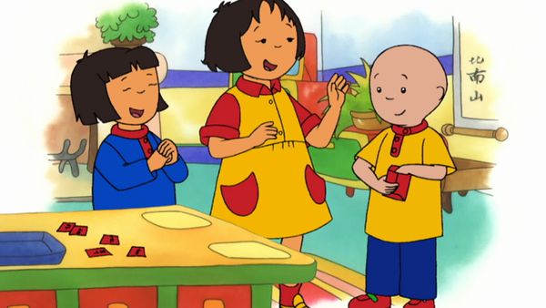 Caillou - Caillou's Suitcase // Try, Try Again // The New Leaf // Happy New Year