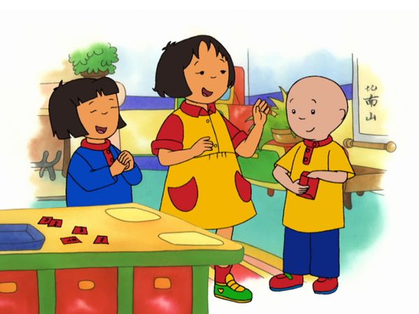 Caillou - Caillou's Suitcase // Try, Try Again // The New Leaf // Happy New Year