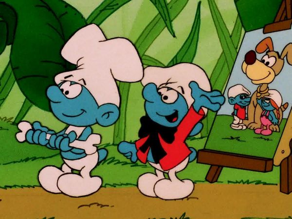 Les Schtroumpfs - Un chien rapporte / Le schtroumpf galant