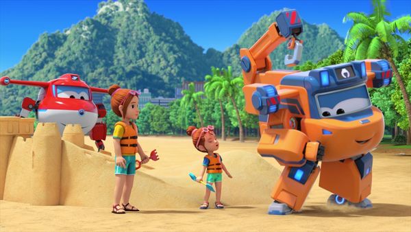Super Wings - Dragon Dance Battle / Giant Jett