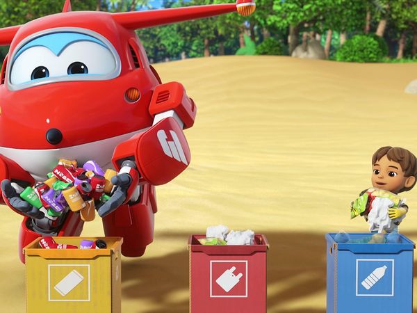 Super Wings - Rubbish Recycling Rescue / Missing Mona Lisa