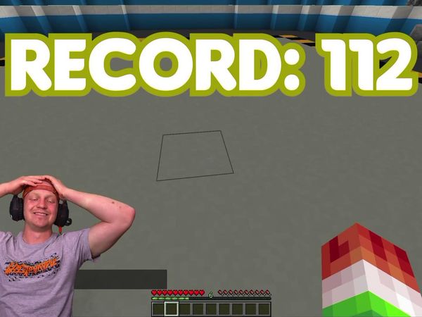 UnspeakablePlays - Breaking Dumbest Minecraft World Records / Minecraft, But I Can Only Walk Straight